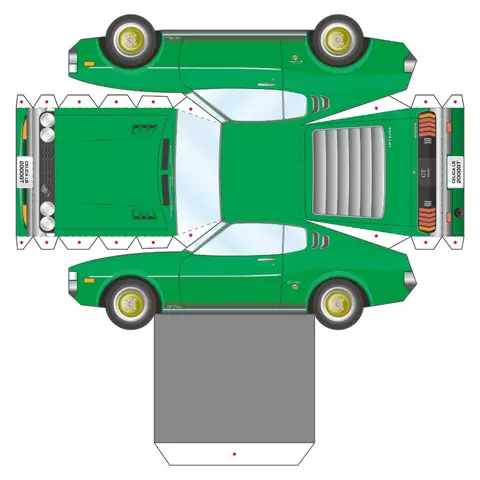 Toyota Papercraft Toyota Papercraft