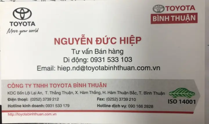 Toyota Phan Thiết