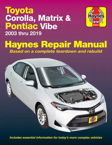 Toyota Repair Manual
