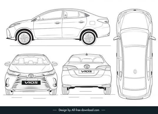 Toyota Vios Blueprint