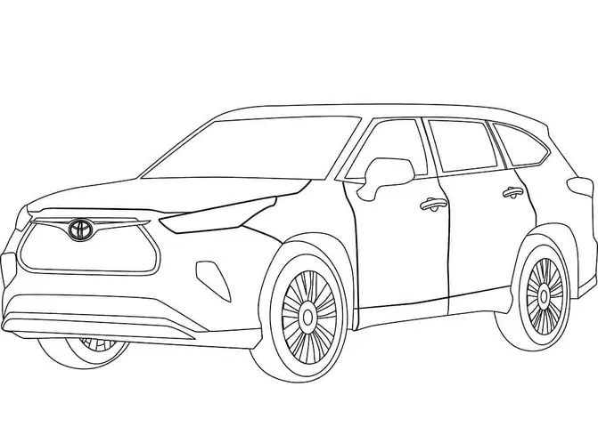 Vẽ Xe Toyota