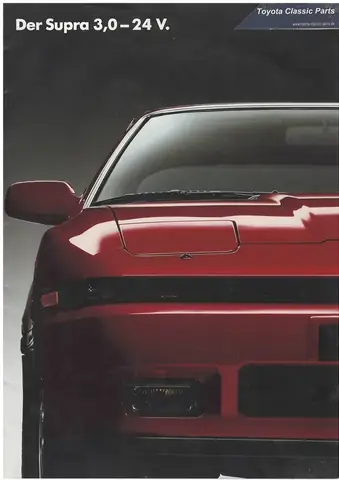 1986 Toyota Supra Parts