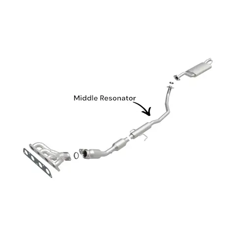 2003 Toyota Corolla Exhaust System Diagram