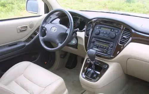 2003 Toyota Highlander Interior 2003 Toyota Highlander Interior