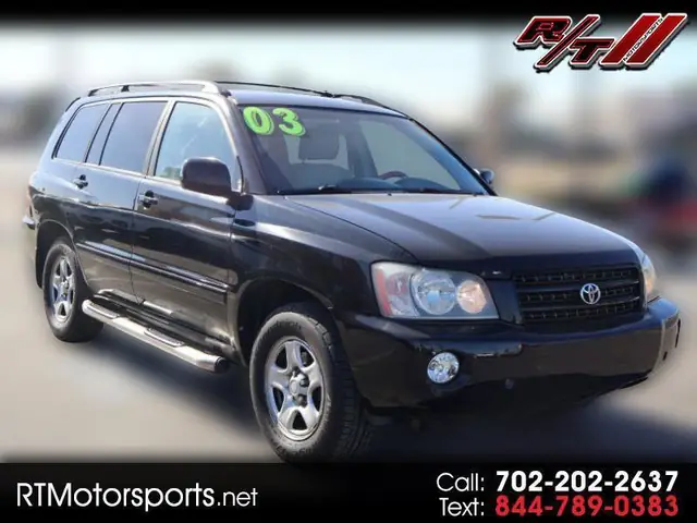 2003 Toyota Highlander Kbb 2003 Toyota Highlander Kbb