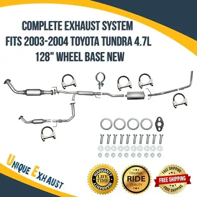 2004 Toyota Tundra Exhaust