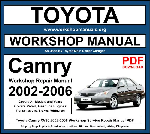 2007 Toyota Camry Repair Manual Pdf