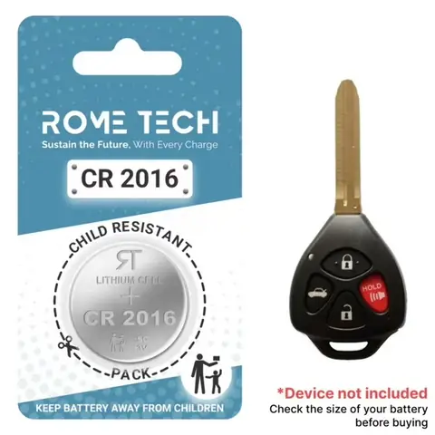 2010 Toyota Camry Key Fob Battery