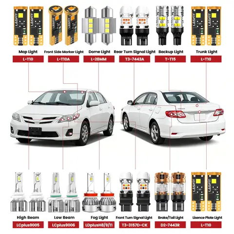 2013 Toyota Corolla Tail Light Bulb