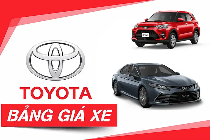 Bảng Giá Xe Toyota Ninh Kiều