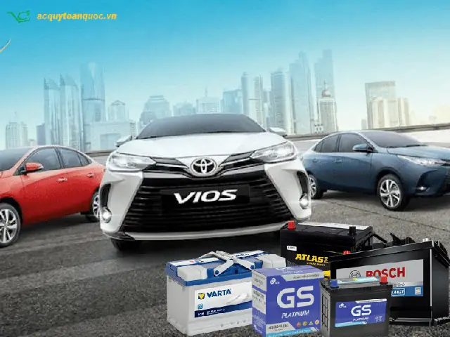 Bình Ắc Quy Xe Toyota Vios