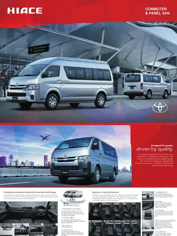 Catalogue Toyota Hiace Catalogue Toyota Hiace