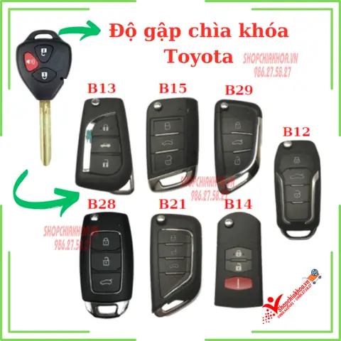 Chìa Gập Toyota
