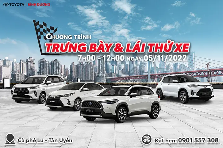 Chương Trình Lái Thử Xe Toyota