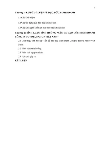 Đạo Đức Kinh Doanh Của Toyota