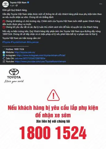 Đường Dây Nóng Toyota Việt Nam Đường Dây Nóng Toyota Việt Nam