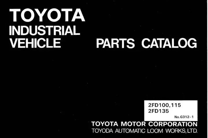 Forklift Toyota 2fd135