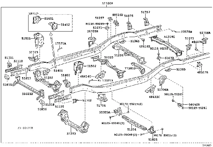 Frame Specs Toyota