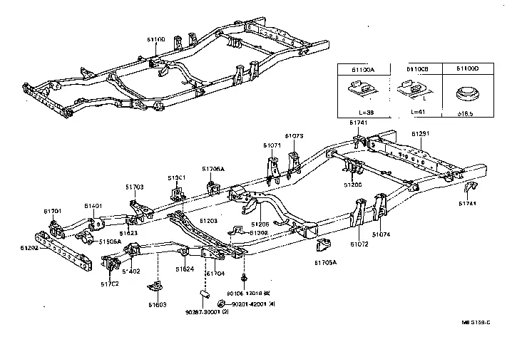 Frame Specs Toyota