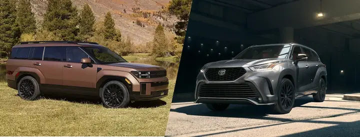Hyundai Santa Fe Vs Toyota Highlander