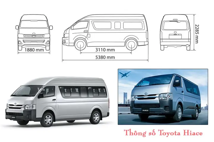 Kích Thước Xe Toyota 16 Chỗ
