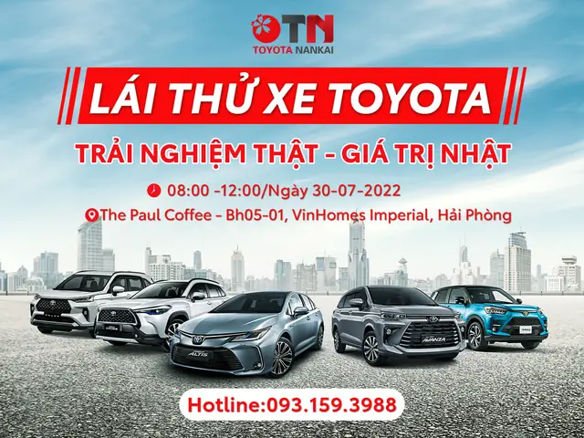Lái Thử Xe Toyota Lái Thử Xe Toyota