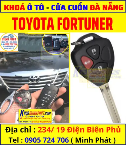 Làm Chìa Khóa Xe Toyota Fortuner Làm Chìa Khóa Xe Toyota Fortuner