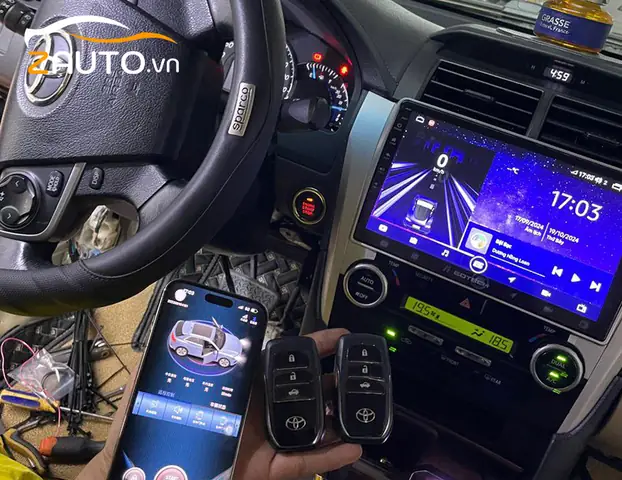 Lắp Startstop Smartkey Xe Toyota