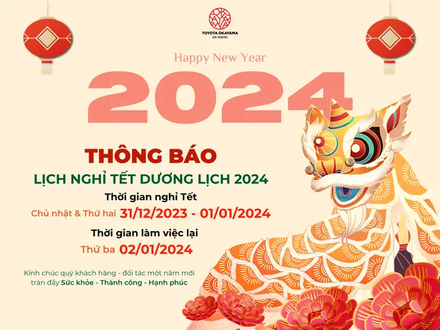 Lịch Nghỉ Tết Toyota 2020