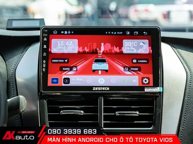 Màn Hình Trên Toyota Vios Màn Hình Trên Toyota Vios