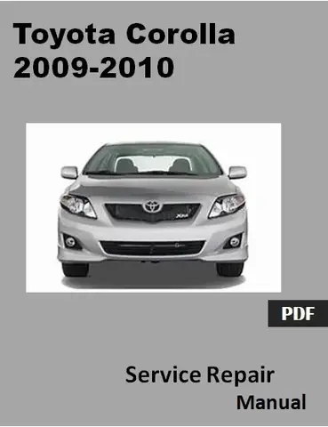 Manual Toyota Corolla 2010 Pdf