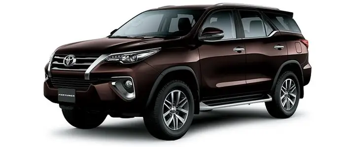 Màu Xe Toyota Fortuner 2018