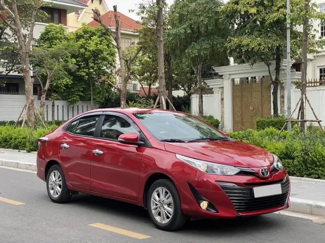 Màu Xe Toyota Vios 2019