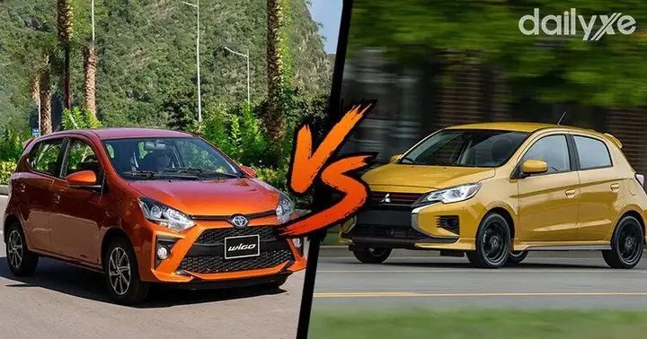 Mitsubishi Mirage Và Toyota Wigo
