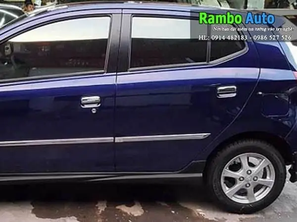 Nẹp Sườn Xe Toyota Wigo Nẹp Sườn Xe Toyota Wigo