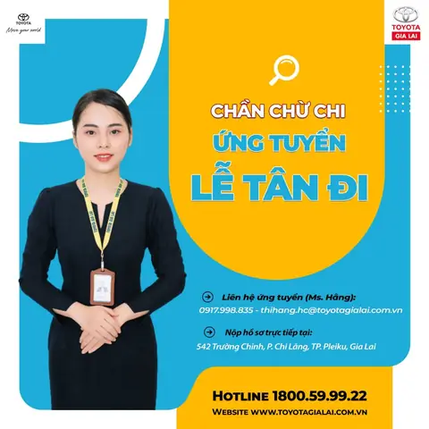 Nhân Viên Lễ Tân Toyota