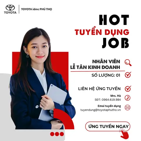 Nhân Viên Lễ Tân Toyota