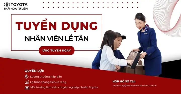 Nhân Viên Lễ Tân Toyota