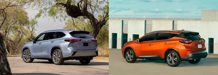 Nissan Murano Vs Toyota Highlander Nissan Murano Vs Toyota Highlander