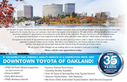 Oakland Toyota Repair