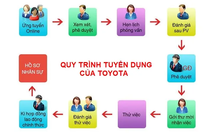 Quy Trình Tuyển Dụng Của Toyota