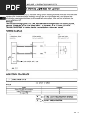 Seat Sensor Airbag Toyota Pdf