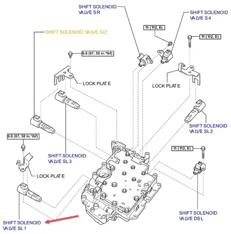 Shift Solenoid Valve Slt Toyota