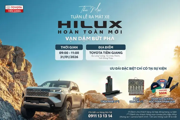 Showroom Toyota Tiền Giang