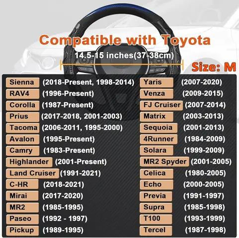 Steering Size Toyota Camry 1989
