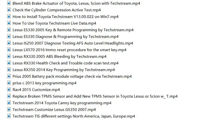 Techstream Toyota Download Manual Pdf