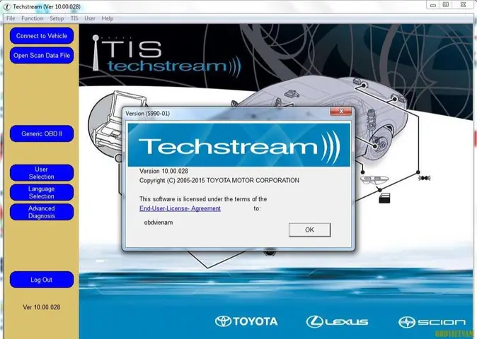 Techstream Toyota Mới Nhất V.14