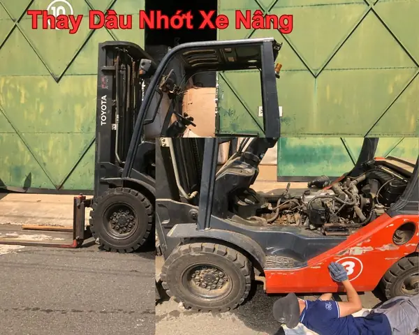 Thay Nhớt Nâng Dầu Toyota