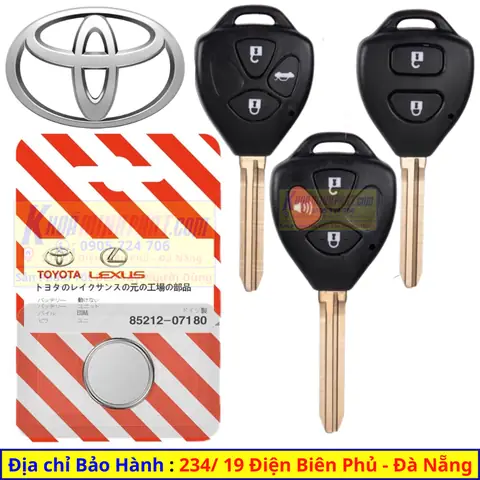 Thay Pin Chìa Khóa Xe Toyota