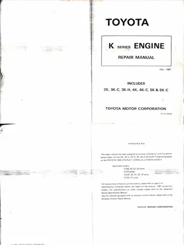 Toyota 3p Engine Service Manual